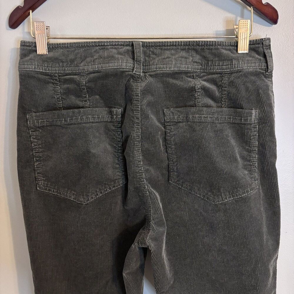 Anthropologie Pilcro 30 Bootcut Green Corduroy Trouser Pants Boho Hippie Goblin - Picture 3 of 14